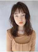 【清水】ハイライトと無造作ニュアンスパーマ