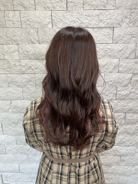 ラヴリア カミツ(LOVERIA KAMITSU) ピンクベージュブラウンインナーカラー