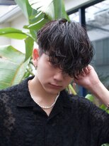 オーシャントーキョー シブヤジンナン(OCEAN TOKYO shibuya JINNAN) メンズ刈り上げスパイラルマッシュ