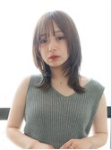 大人ガーリー/チョコレートカラー/20代30代レイヤー