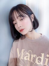 ボヌール 銀座並木通り店(Bonheur) ［stylist芹原］キム・チェウォン風ボブ