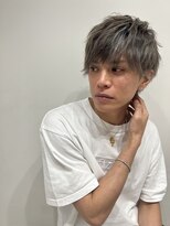 ネイロ 錦糸町(NeiRo)&nbsp;ハイライトマッシュパーマウルフアッシュブラックmen'shair