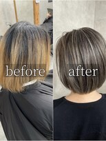 モイ(moy)&nbsp;脱白髪染め/白髪ぼかし/ハイライト/グラデーションカラー/浅草