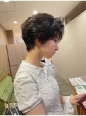 #ショートパーマ