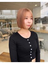 パーク(PAAQ)&nbsp;【paaq haru】ピンクミルクティー/ミルクティー/ショートボブ