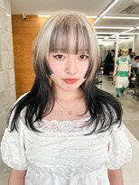 トゥコ(tuco)&nbsp;ルーツカラー　グラデーション　デザインカラーホワイトブロンド