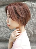 丸み束感ショート/ショートカット/ショートヘア/