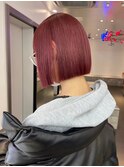 ボブ/ミルクティーベージュカラー/ブリーチ/ダブルカラー/下北沢
