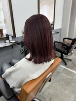 アジールヘア 北千住駅西口店(agir hair)&nbsp;ボルドーカラー ピンクカラー 暖色カラー