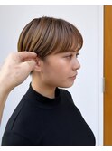 ショートヘアマニッシュショートタイトショート渋谷駅