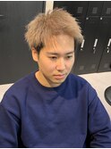 ブリーチカラー/ハイトーンカラー/ミルクティーベージュ/メンズ