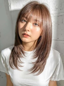 シン 船橋店(sin) レイヤーカット/顔まわりレイヤー/ 髪質改善