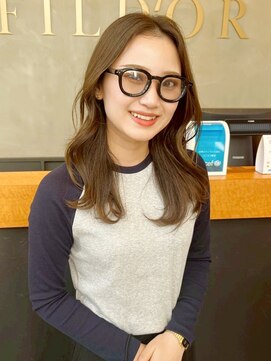 フィルドール 大分明野店(fild'or) グレージュカラー×レイヤーカット