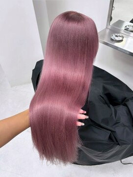 ベレーザシェルト(Beleza scelto) 15777ブリーチ＆ダブルカラー渋谷ローズブラウンモーヴピンク