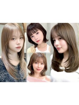 【スチームパラボトリートメント＋カラー￥6500】話題のインナーカラーやハイライトに定評！[池袋]