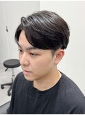 毛流れセンターパート/ナチュラルセンターパート