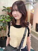 ノエ(noe) ミディアムヘア/デザインカラー/フェイスフレーミング/栄h201