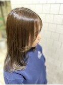 透明感アディクシーカラー×レイヤースタイル