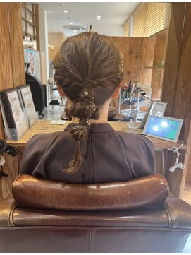 アドラーブル 長岡新保店(adorable) 20代30代大人可愛いお呼ばれアップスタイル