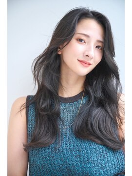 little 光の森【11/28 NEW OPEN(予定)】 艶髪ウェーブブルーブラックロング