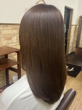 ヘアサロン ファン(hair salon fun) 秋お勧め落ち着いたピンクベージュ
