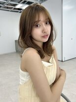 ユーフォリア 新宿店(Euphoria)&nbsp;オリーブベージュ×ふんわりレイヤー