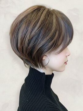 クラス(CLASS) 大人可愛い◎小顔見せ丸みボブ×透明感グレージュ