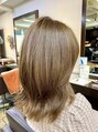 ネオヘアー 天満橋(Neo hair) ミディアムレイヤーでクビレと肩はね同時にゲット♪