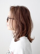 シキサロン 仙台(siki.salon)&nbsp;仙台/髪質改善/パールベージュ×ワンレンゆるふわミディ