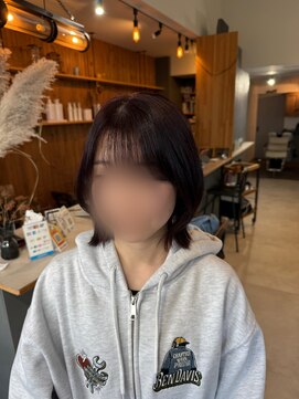 チェリーコーク ウブ(CHERRY COKE ubu) ほんのりラベンダー×ボブレイヤー