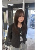 透明感ブラウン×レイヤー