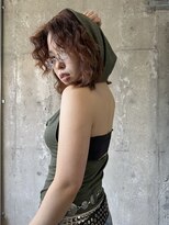オルカ(ORCA) 海外レイヤーレイヤーカットダークブルーニュアンスウルフ