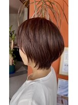 トータルヘアサロンカマダ&nbsp;大人丸みショートボブ