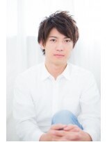 クシュ 所沢西口エミテラス前店(kusyu...)&nbsp;シースルーマッシュテーパーフェードオールバックバロックパーマ