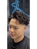 カットショップジョリー(CUT SHOP JOLLY)&nbsp;テーパーフェード＋ベーシックパーマ