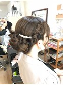 きれいめアップアレンジ【ヘアアレンジ　浴衣/立川/立川南/袴】