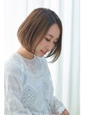 30代40代横顔もキレイに美シルエットボブ