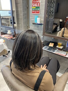 ヘアアンドメイクユ ニキス 利府店(HAIR&MAKE UNIXIS) ダークトーン3Dカラー