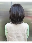 【KON】ミニウルフボブ_セシルカットココアブラウン