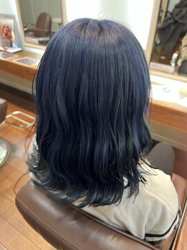 ビーヘアー(BE hair) ネイビーブルー