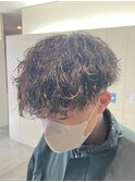 ツイストスパイラルパーマツイストパーマメンズマッシュパーマ