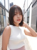 20代30代/小顔ひし形/大人かわいい/ウルフ/ミディアムレイヤー