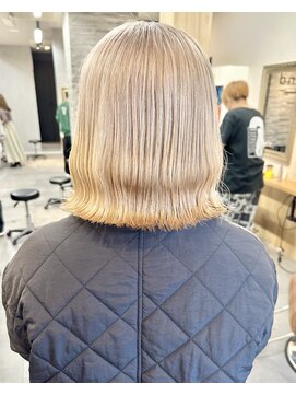 サンド 表参道(sand) ミルクティーベージュ10代20代30代ブリーチハイトーン