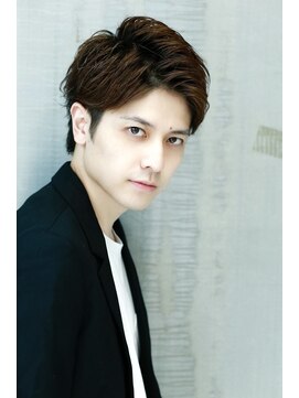 クリフ バイ リップス ヘアー(CLIF by LIPPS hair) かき上げ　ビジカジ　ツーブロック　メンズショート