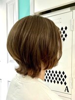 【ショートウルフ×ミルクティーベージュ】20代30代40代