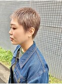 ホワイトピンクベリーショート