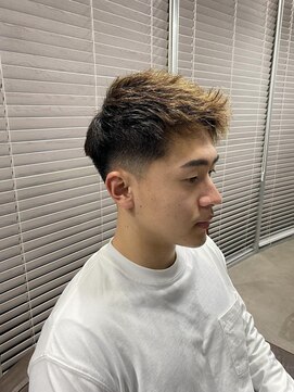 アルカナ 明治神宮前原宿(ARCANA) ハイライト マッシュパーマ ウルフ アッシュブラック