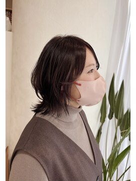 フレア 心 武庫之荘(flare) くびれレイヤー×ピンクグレージュ