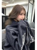 アッシュベージュ 【韓国ヘア 大阪 梅田】