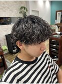波打ちパーマ